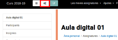 Gestió d'assignatures