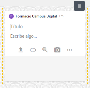 Imagen que muestra opciones para añadir contenidos